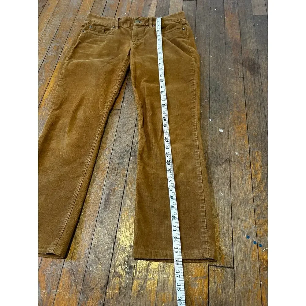 Brown J Crew Favorite Fit Loose Straight Corduroy Pants  - (Women's 28S‎ | 32S)